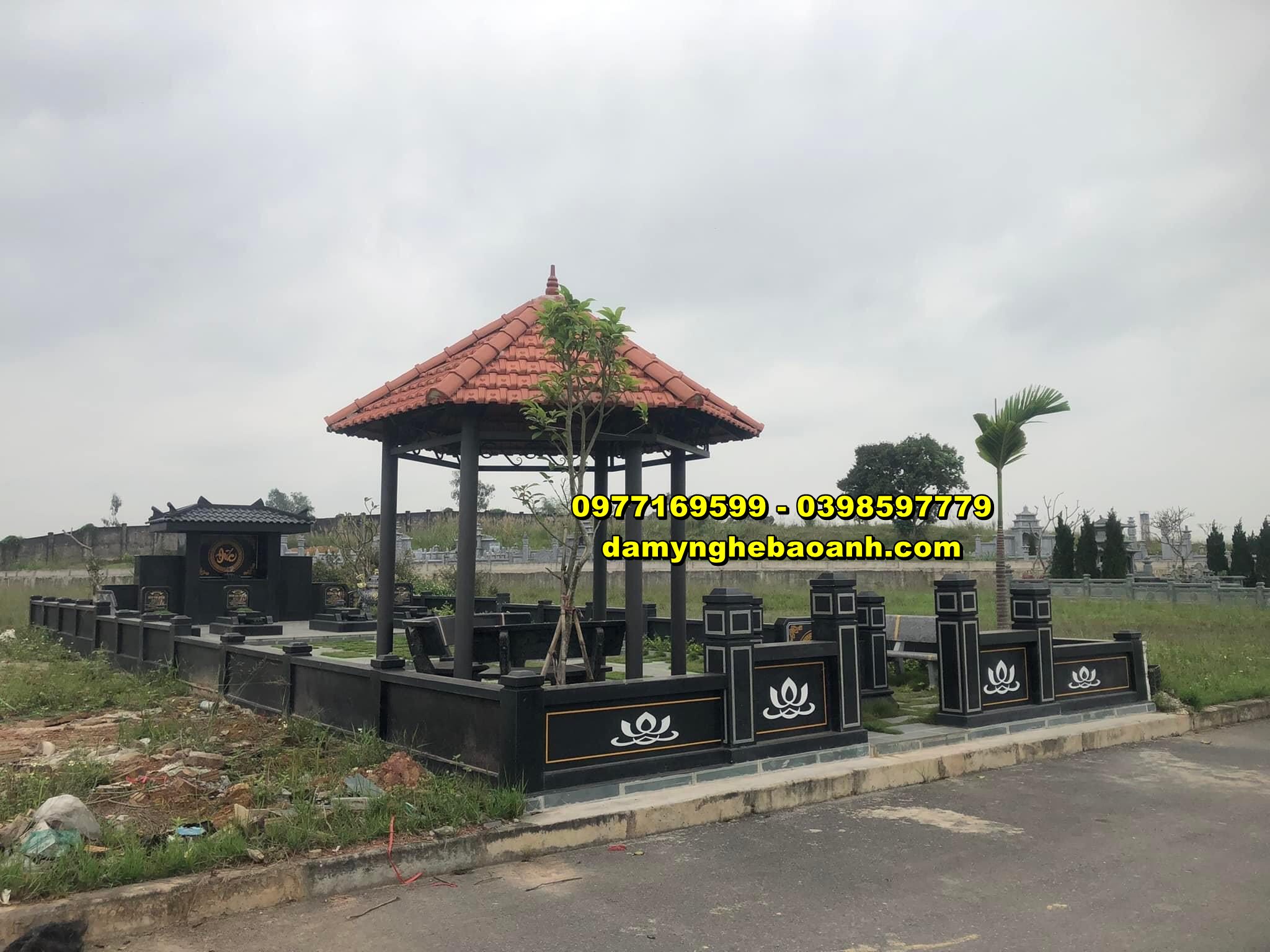 xây dựng nghĩa trang khu lăng mộ bằng đá hoa cương đẹp bán tại hà nội